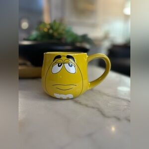 M&M's World Yellow Peanut M&M Extra Large Coffee Mug